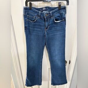 Hollister Women's Straight Leg Jeans in Deep Blue